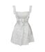 Robe Courte Motif/style Imprimé Intégral Femme Blanc Bleu Jack Wills-3