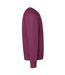 Mens premium set-in sweatshirt burgundy Fruit of the Loom