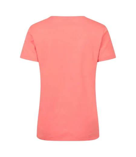 Womens/ladies Hiking Trail T-shirt Pink Mountain Warehouse