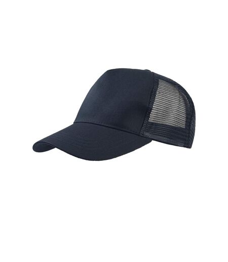 Casquette Style Trucker Rapper Mixte Bleu Marine Atlantis