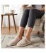 OZABI Mules Femme, Aspect Daim, Broderie Scandinave, Doublure Fourrure-2