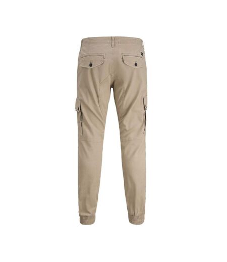 Pantalon cargo beige homme jack & jones warner 12167596 - w28-l32