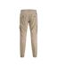 Pantalon cargo beige homme jack & jones warner 12167596 - w28-l32-2