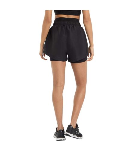 Womens/ladies Pro Training Shorts Black Umbro