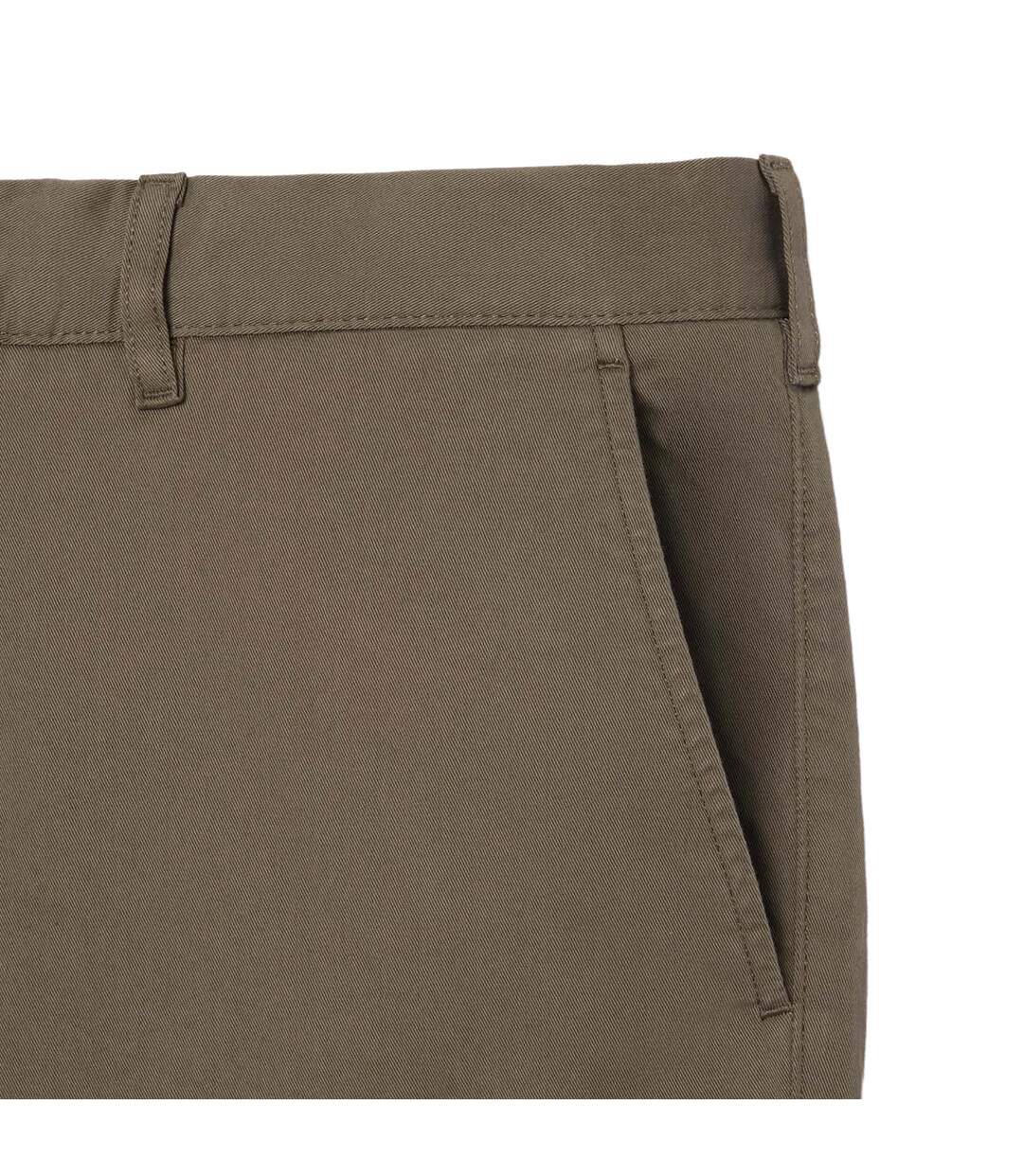 Short Bermuda Homme Vert Kaki Lacoste-4