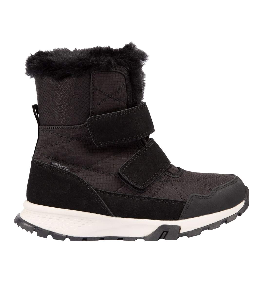 Womens/ladies Eira Snow Boots Black Trespass-4