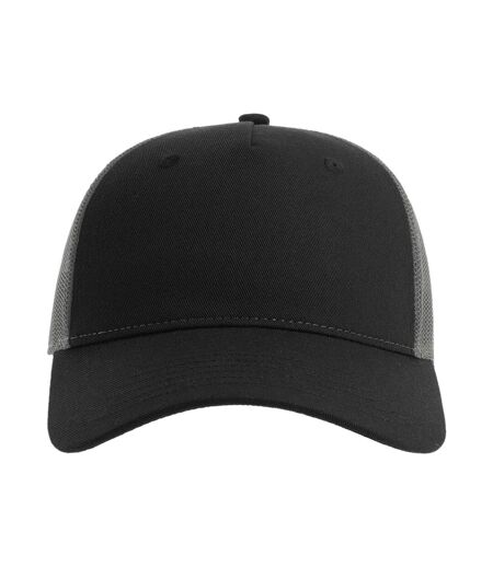 Casquette Trucker Zion Noir Gris Foncé Atlantis Headwear