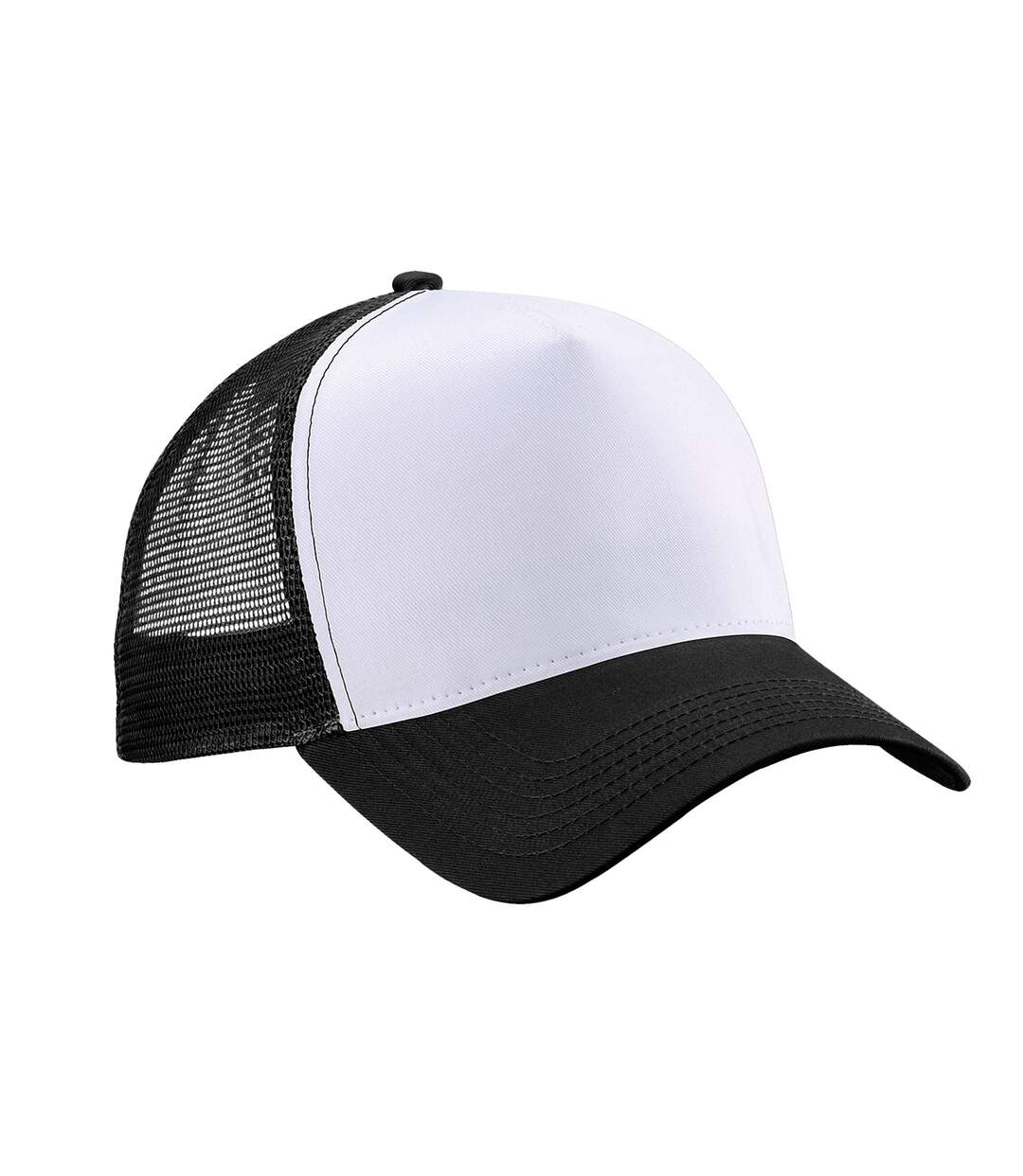 Casquette Trucker Adulte Noir Blanc Beechfield-1