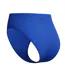Womens/ladies Cheeky Solid High Waist Bikini Bottoms Blue Speedo-4