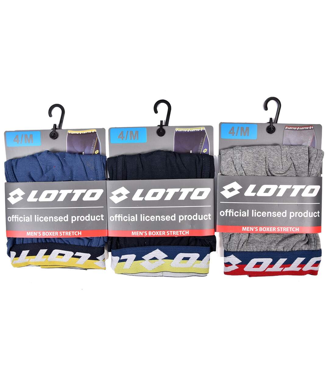 Boxer homme LOTTO Pack de 3 Boxers 1018-4