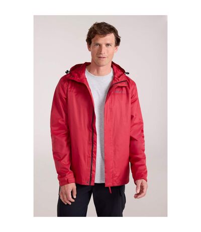Mens Torrent Waterproof Jacket Dark Red Mountain Warehouse