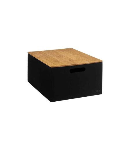 Lot de 3 Boîtes de Rangement Bava 34cm Noir