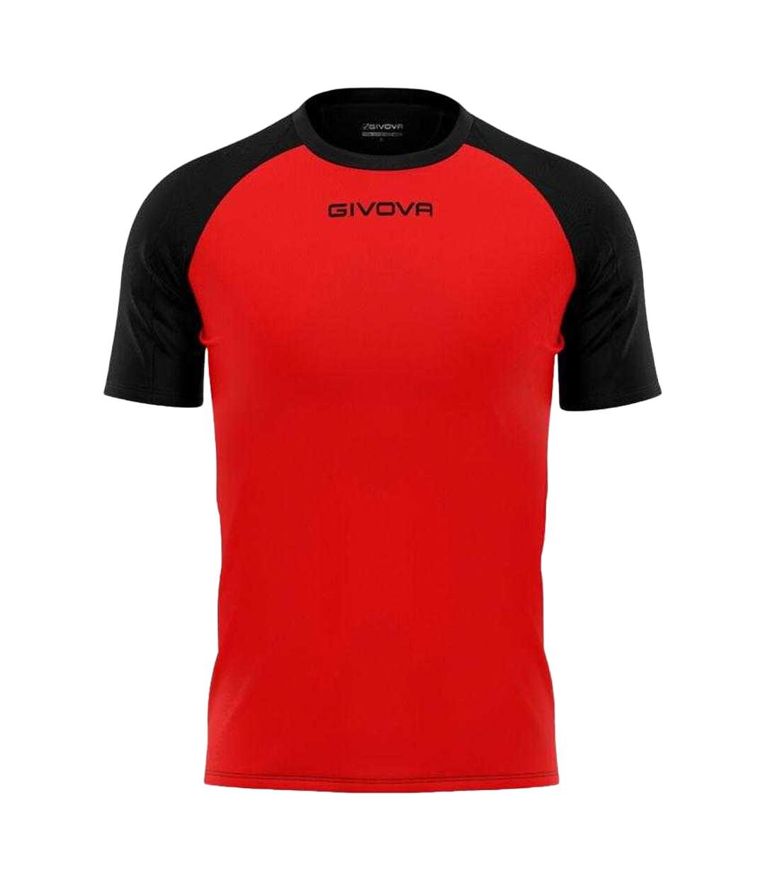 T-shirt Capo Homme Noir Rouge Givova-2