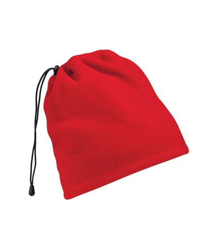 Beechfield - Snood-bonnet combo - Adulte (Rouge classique) (Taille unique) - UTBC5637