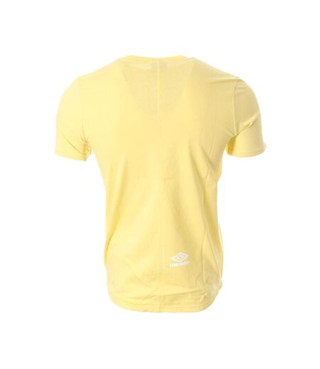 T-shirt jaune homme umbro mid tee - l