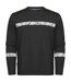 Mens Progression Hi-vis Long-sleeved T-shirt Black Projob-1