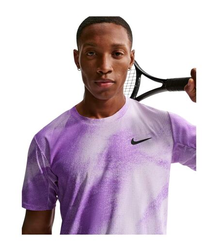 T-shirt Court Slam Homme Rose Violet Noir Nike