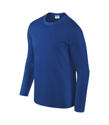 Gildan Mens Soft Style Long Sleeve T-Shirt (Royal) - UTBC488