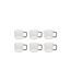 Lot de 6 Mugs en Verre Mia 50cl Transparent-1