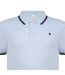 Polo Motif/style Signature Homme Gris Chiné SoulCal-4
