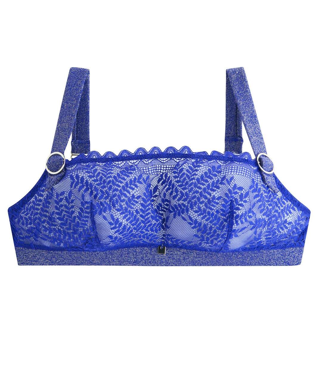 Soutien-gorge sans armatures bleu Survoltée-1