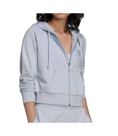 Veste de survêtement Bleu Femme Adidas Cropped Tt - 34