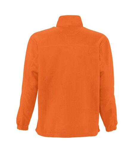 SOLS Ness Unisex Zip Neck Anti-Pill Fleece Top (Orange)