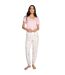 Pantalon De Détente Motif/style Imprimé Étoile Femme Blanc Cassé PJ Salvage-1