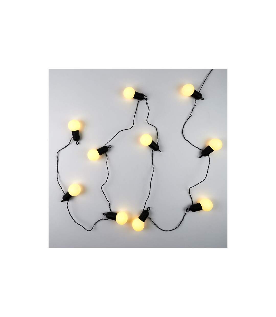 Guirlande Lumineuse Extérieur Ampoule 5m Noir-3