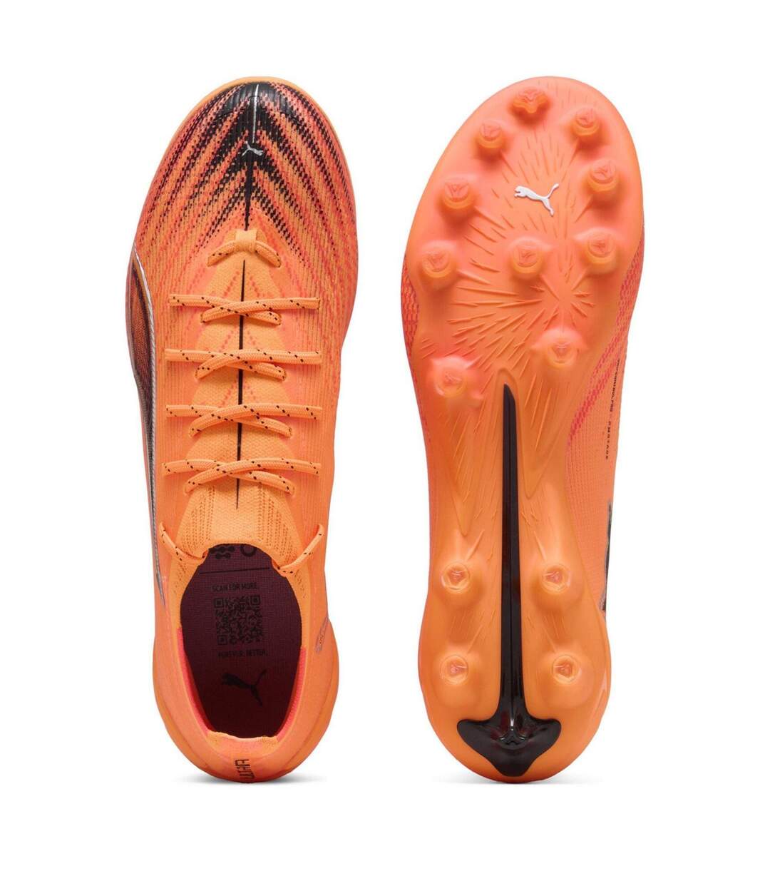 Unisex Adult Ultra 6 Ultimate Firm Ground Football Boots Heat Fire Pumice Puma-3