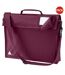 Quadra Junior Book Bag With Strap (Pack of 2) (Burgundy) (One Size) - UTBC4337-1