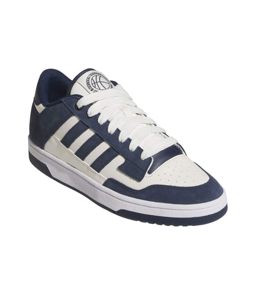 Baskets Rapid Court Homme Blanc Bleu Marine Adidas-1