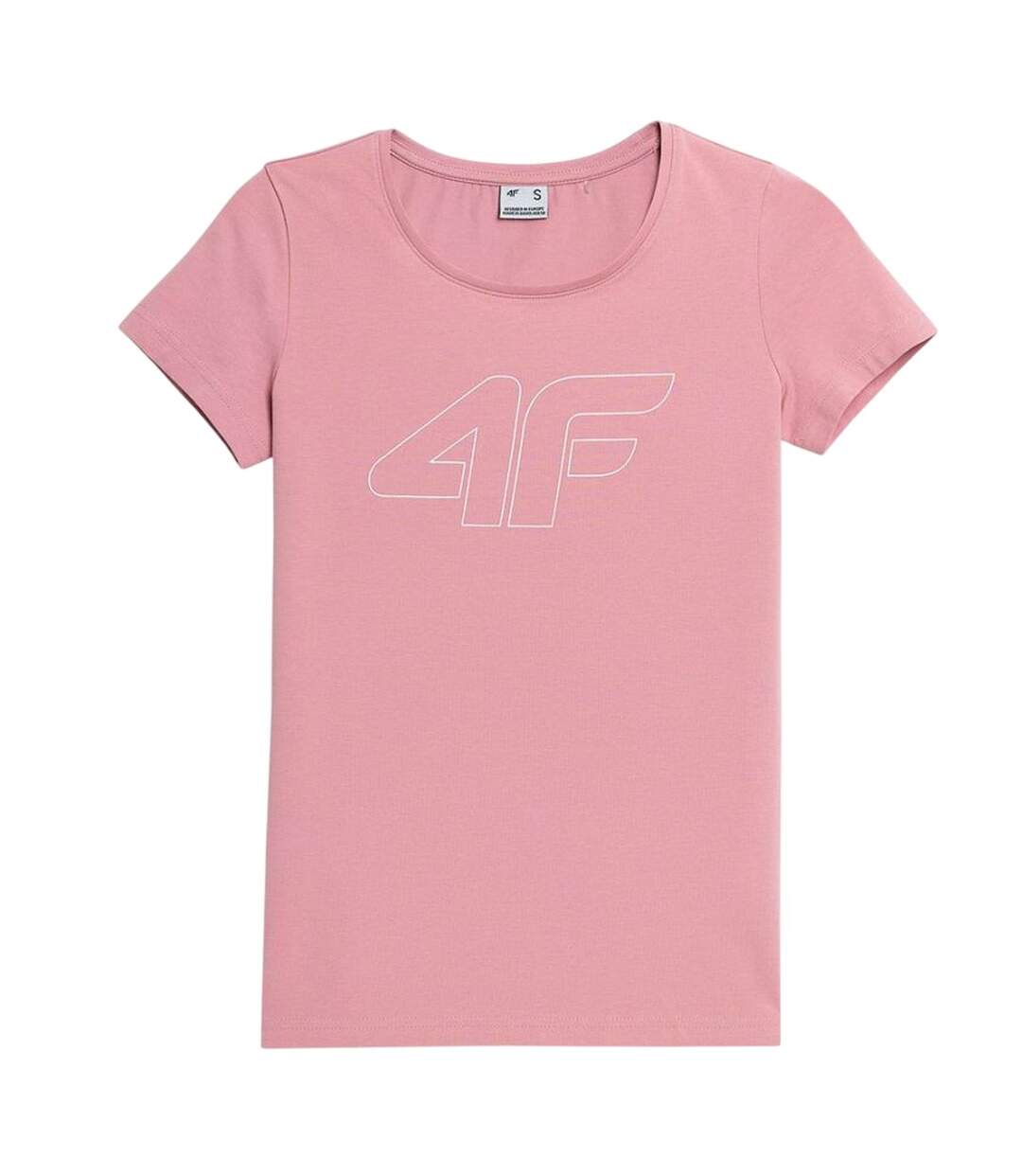 T-shirt H4z22-tsd353 Femme Rose 4F-1