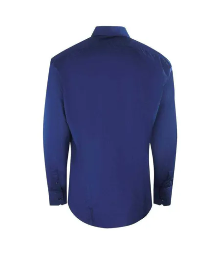Chemise Manches Longues Motif/style Logo Homme Bleu Marine Aquascutum