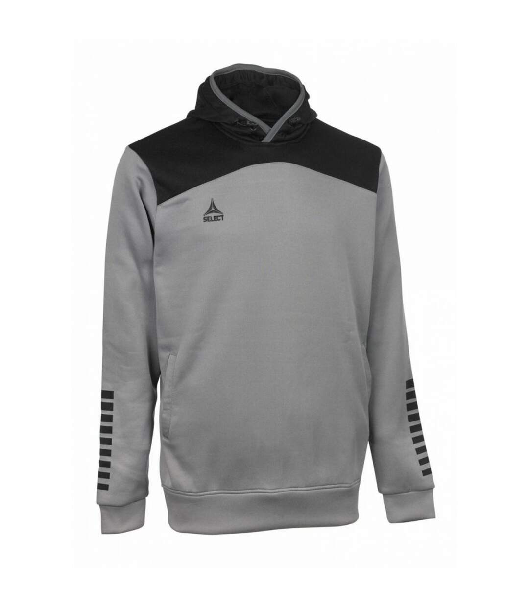 Sweat À Capuche Oxford Homme Gris Select-1