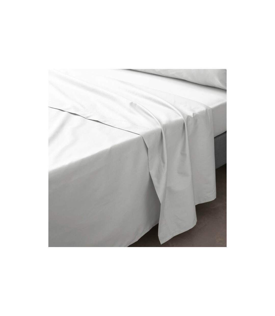 Drap Plat Percaline 180x290cm White-1