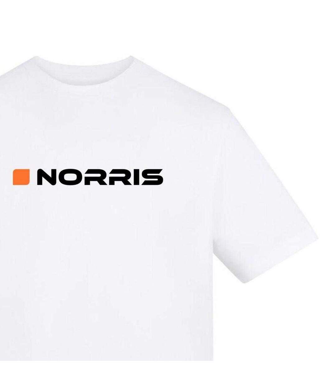 Unisex Adult Lando Norris T-shirt White F1-3