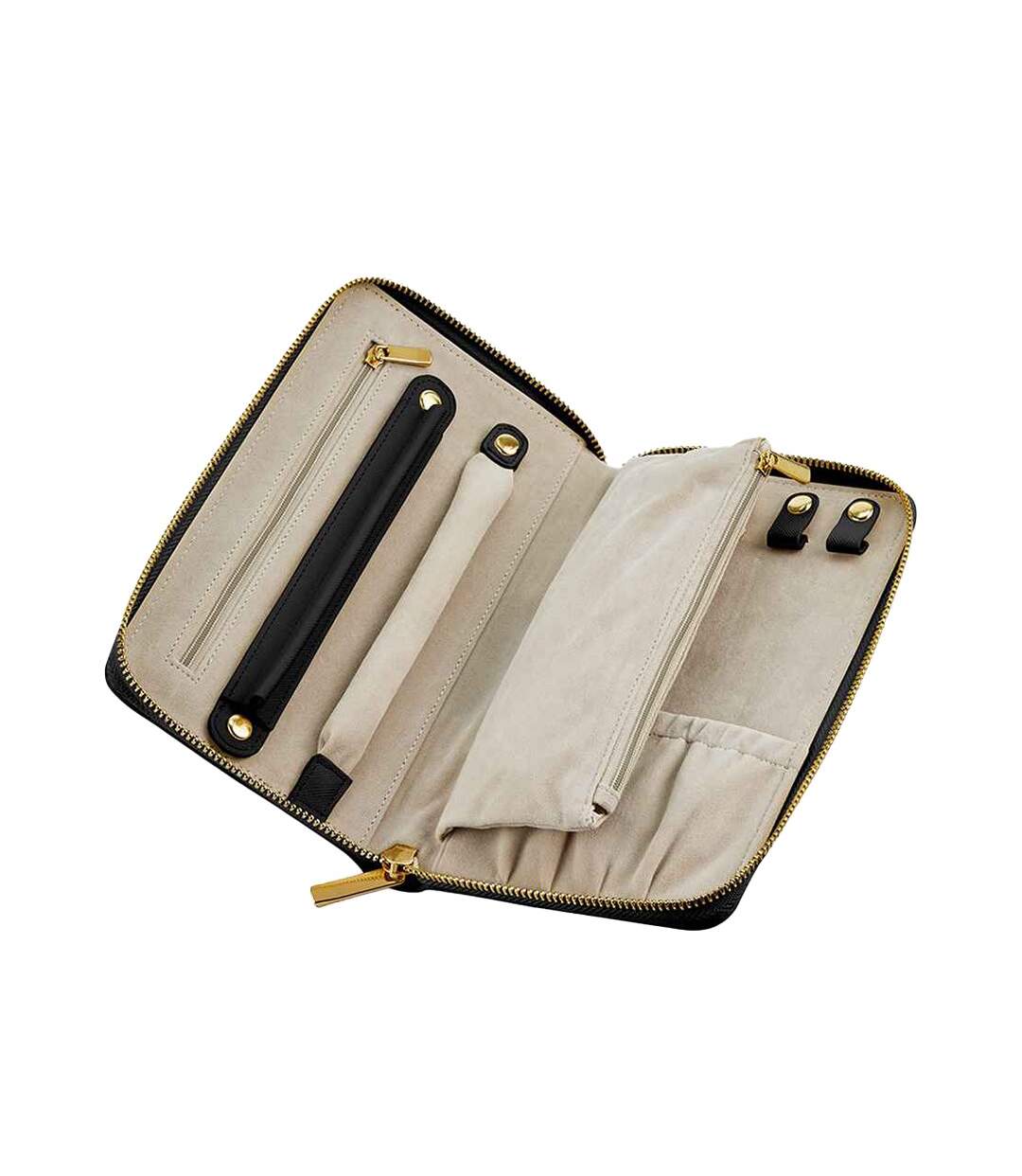 Boutique travel jewellery case one size black Bagbase-2