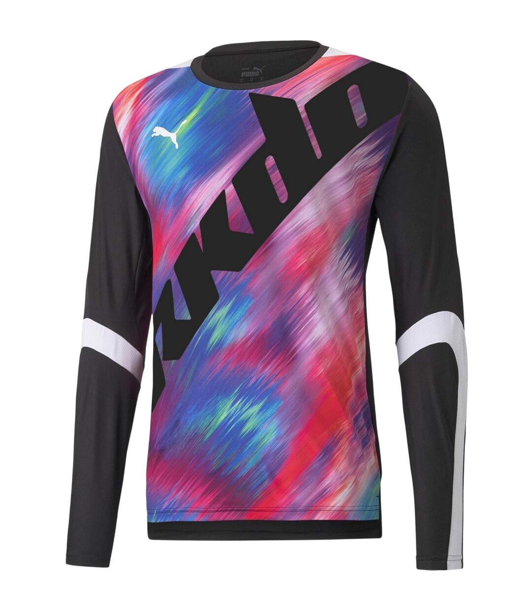 T-shirt Manches Longues Motif/style Abstrait Rkdo Homme Noir Puma-2
