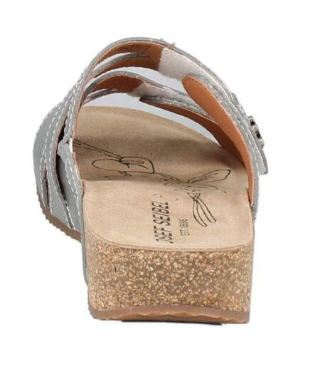 Sandales Mules Tonga Femme Métallisé Transparent Josef Seibel