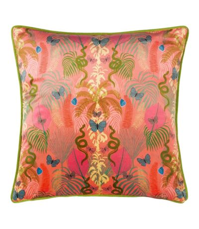 Canopy illustration cushion cover one size pink/green Kate Merritt