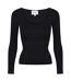 Ladies Essentials Long Sleeve Top Sculpting Recycled Stretch Everyday Fit-1