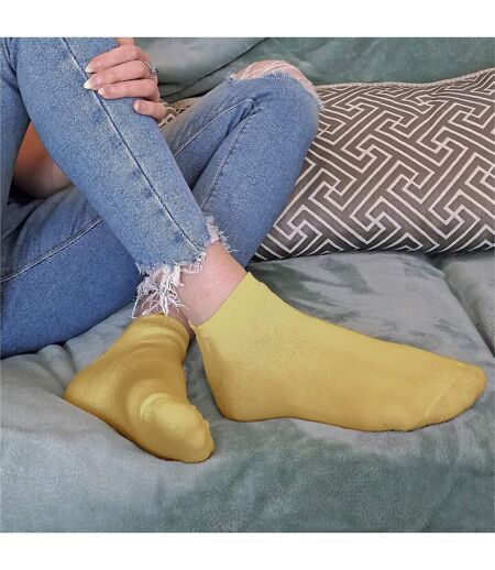Ladies Cushioned Low Cut Thermal Trainer Socks