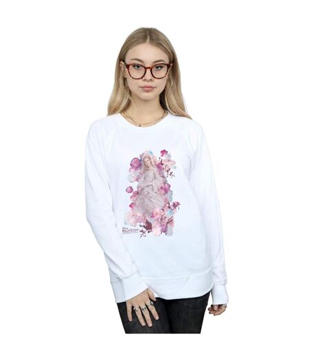 Disney Sweatshirt Femme/Madame Maleficent Mistress Of Evil Aurora Rose Bush (Blanc) - UTBI26464