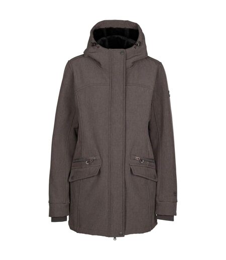 Veste softshell anza femme gris foncé chiné Trespass