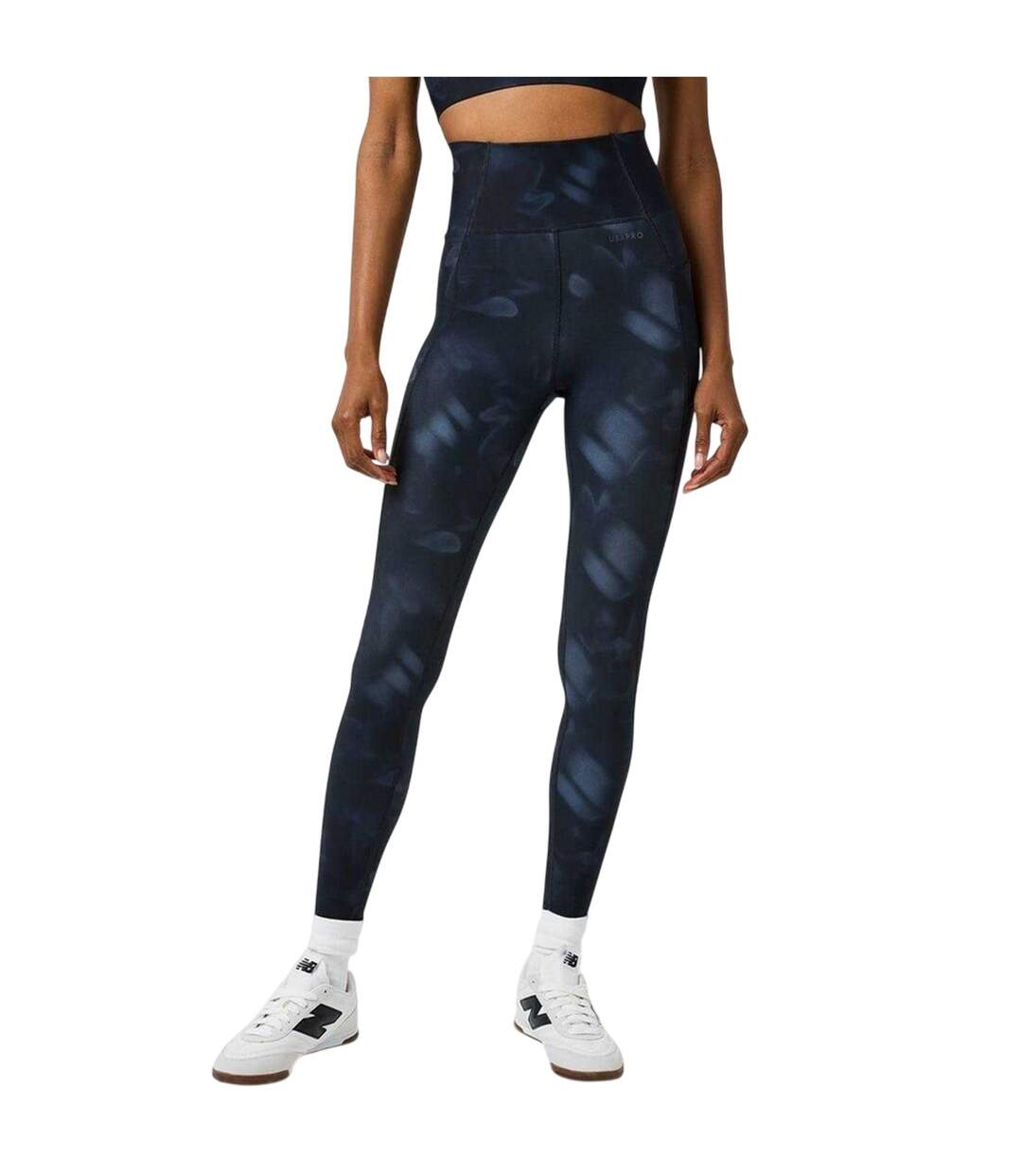 Legging Motif/style Floral Core Femme Bleu Marine USA Pro-4