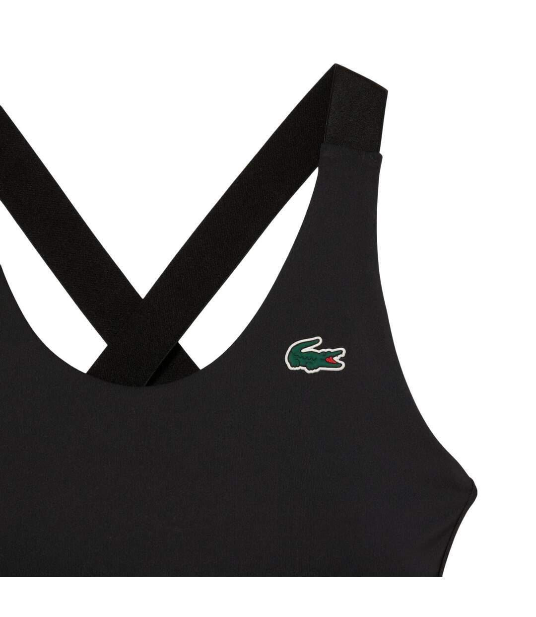 Brassière de sport femme noir Lacoste-2