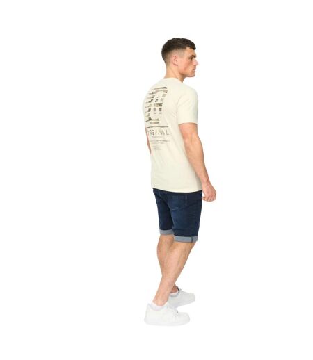 T-shirt Winchamp Homme Beige Crosshatch