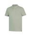 Mens Lazer Logo Cotton Polo Shirt Beige Firetrap-3