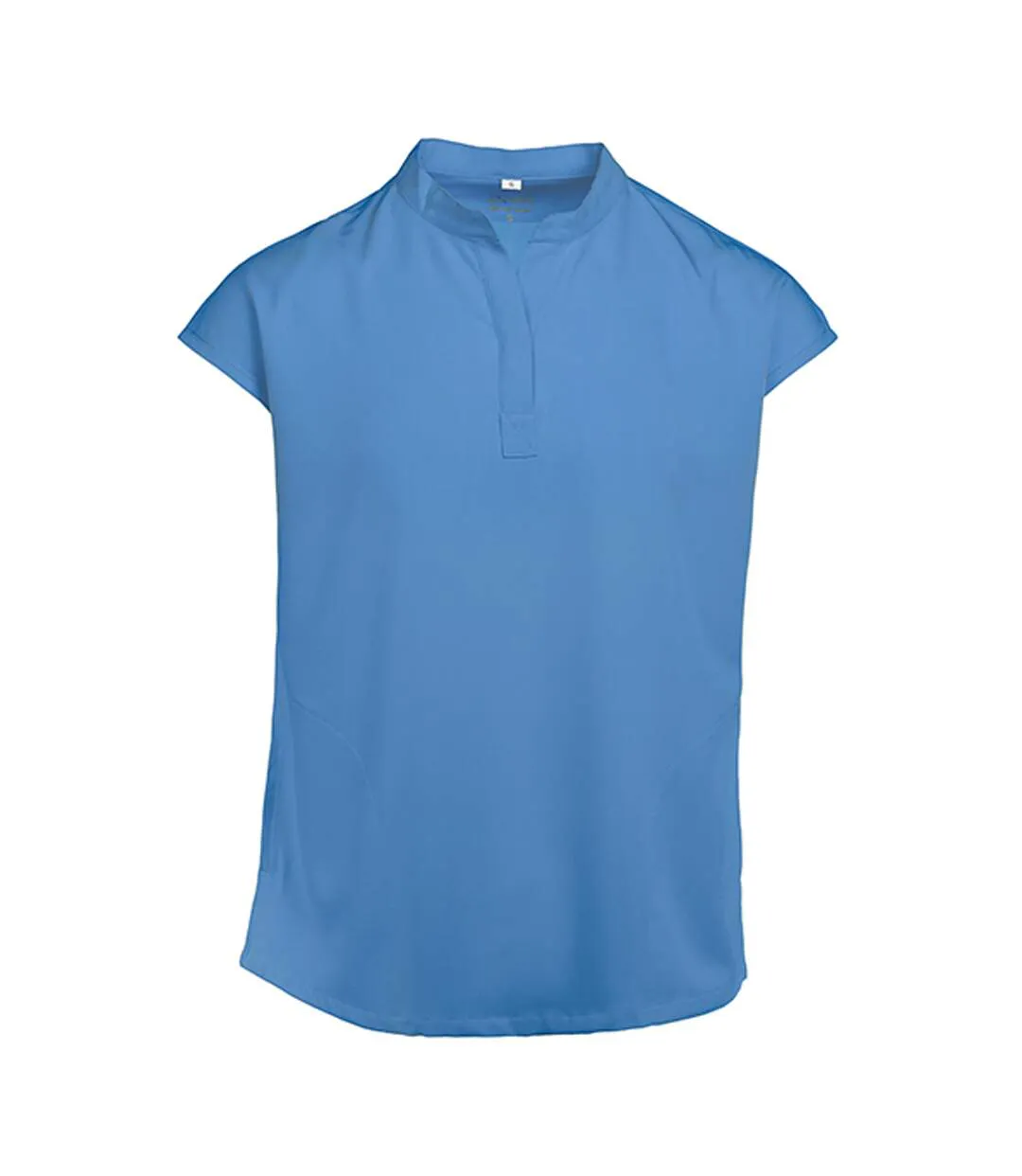 Womens/ladies Work Tunic Light Blue Exner-1